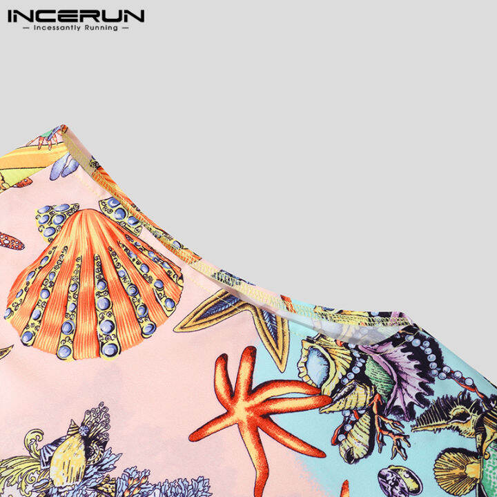 incerun-เสื้อฮาวายแขนกุดสำหรับผู้ชาย-เสื้อแขนกุดมีกระดุมผ่าหน้าเสื้อสไตล์ตะวันตกสำหรับใส่วันหยุด