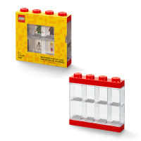 LEGO Minifigure Display Case RED (8 Minifigures) ดิสเพลย์เคส มินิฟิกเกอร์ 8 ช่อง สีแดง ของแท้