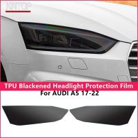 For AUDI A5 17-22 TPU Blackened Headlight Protective Film, Headlight Protection, Film Modification