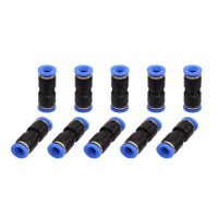 10PCS/Pack 8mm pneumatic Plastic Push to Connect Fittings Tube Connect Straight od Push Fit Fittings Tube Fittings Push Lock