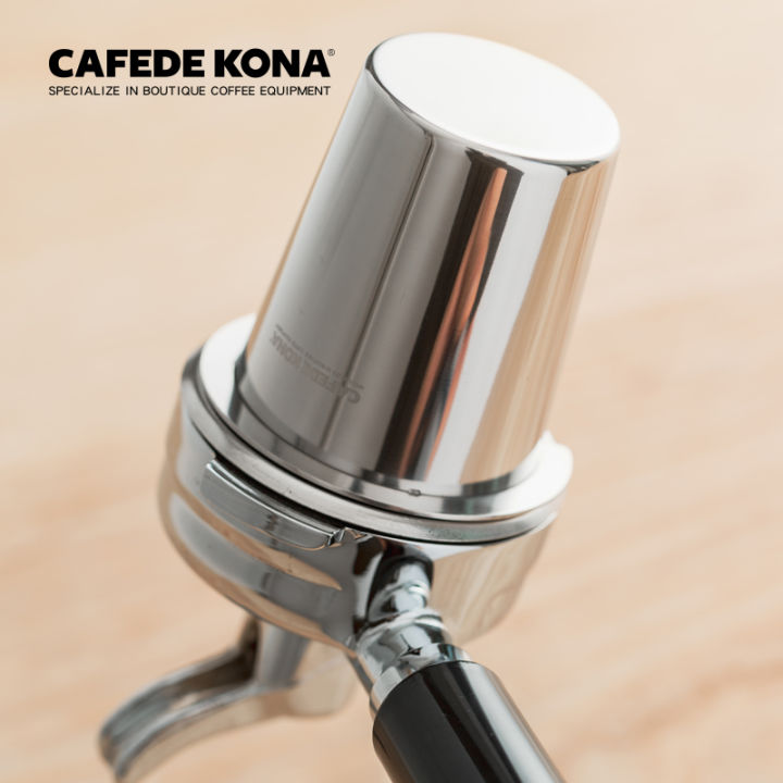 cafede-kona-ถ้วยโดสกาแฟ-กระบอกโดสกาแฟ-ถ้วยช่วยกรอกผงกาแฟใส่ด้ามชงเครื่องชงกาแฟ-nbsp-stainless-dose-cup