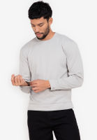 Zalora Basics - Cuff Detail Sweatshirt