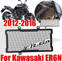 สิ่งสำคัญคือ✎อุปกรณ์เสริมสำหรับคาวาซากิ ER6N ER-6N 2006 2007 2012 2013 2014 2015 2016หม้อน้ำกระจังหน้าฝาครอบป้องกันอุปกรณ์ปกป้องป้องกัน