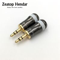 10Pcs Pailiccs 3.5mm Gold Tone 3 Pole Male Audio Jack Repair Headphone Earphone Plug DIY Soldering Connector for 6mm 8mm Cable