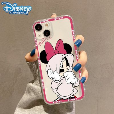 23New Mickey Anime Clear Case For Samsung Galaxy S22 Ultra S21 FE S20 S10 Plus Note 20 10 A32 A52 A72 A13 Soft Liquid Silicone Cover