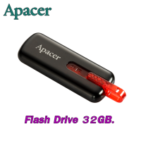 Flash Drive 32GB Apacer (AH336) Black เฟรชไดร์ฟ 32 GB.