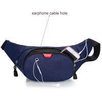 Men Fanny Pack Teenager Outdoor Sports Running Cycling Waist Bag Pack Male Fashion Shoulder Belt Bag Travel Phone Pouch Bags