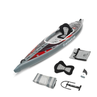 EXTASEA ULTIMATE ONE S 325 KAYAK AUFBLASBAR HOCHDRUCK KAYAK FULL DROP-STITCH RED 1Person เรือคายัค