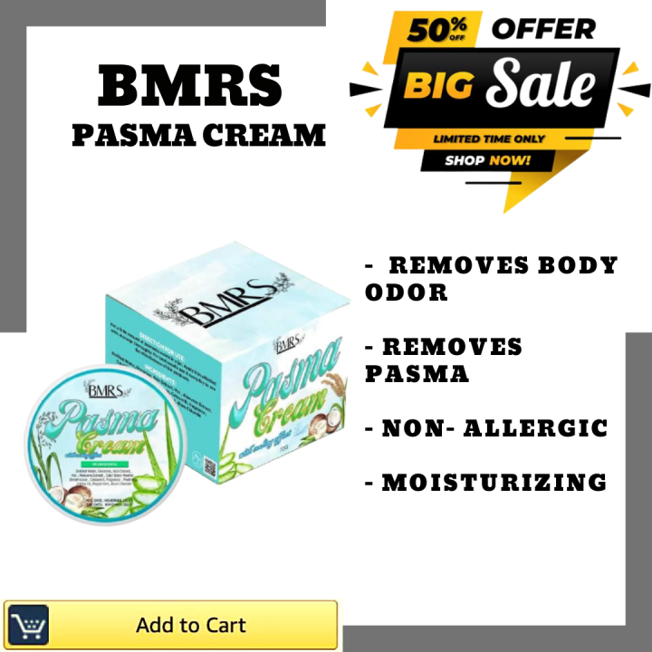 100% Original & Effective BMRS PASMA CREAM With Cooling Effect 10g [for ...