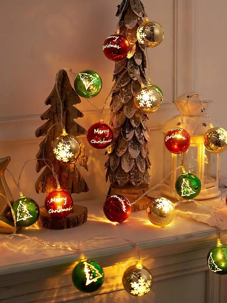 2M 20LED Santa Claus Christmas Light Snowman Xmas Tree Fairy String LED Lights Snowflakes Elk Hanging 2M 20Led Santa Claus Christmas Light Snowman Xmas Tree Fairy String Led Lights Snowflakes Elk Hanging