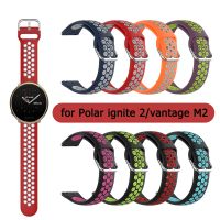 ❇ Pasek na rękę do polarnego zapalenia 2 Vantage M M2 pasek do zegarka Polar Grit X Pro Unite zamienny pasek dwukolorowy pas oddech