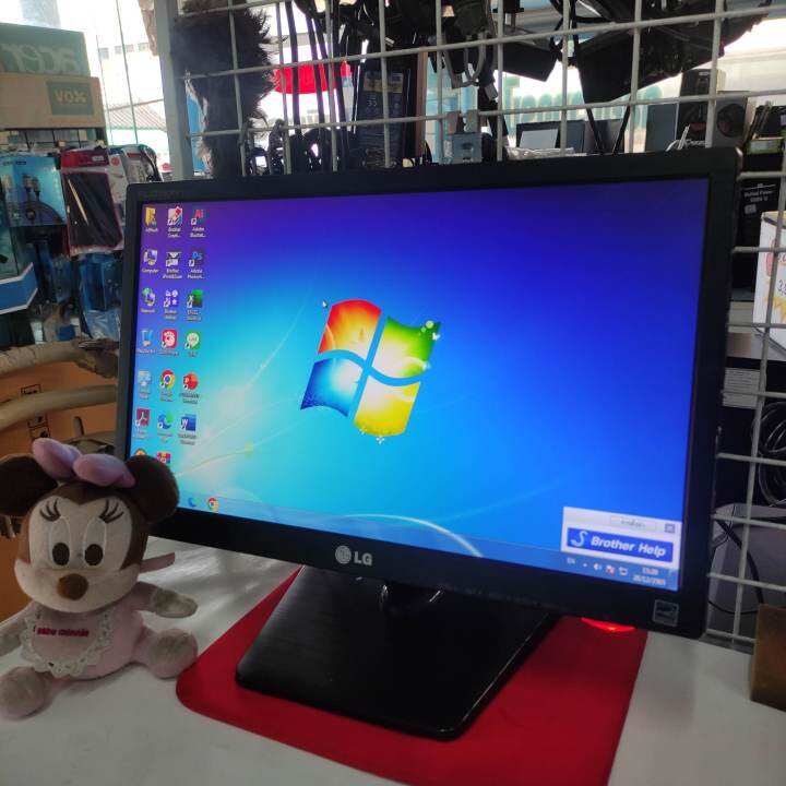 จอคอม LG Flatron E1942 19นิ้ว สภาพสวยใช้งานปกติ 90 Lazada.co.th