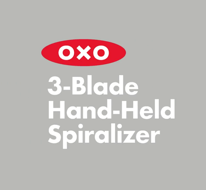 OXO Houseware Good Grips 3-Blade Hand-Held Spiralizer (BPA-Free, Dishwasher  Safe, Non-slip Grip, Stainless Steel) Lazada PH