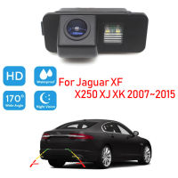 กันน้ำรถ HD CCD Night Vision ด้านหลังที่จอดรถย้อนกลับสำหรับ Jaguar XF X250 XJ XK 2007 ~ 2012 2013 2014 2015