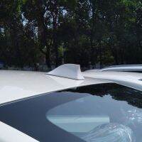 【CW】 For 09 16 Mitsubishi Lancer Ex Car Roof Decorative Antenna Cap with Adhesive Tape Universal Shark Fin Antenna Cover