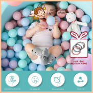 100 Banh nhựa mềm chất lượng cao màu Pastel, an toàn cho bé
