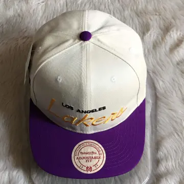 Mitchell & Ness Los Angeles Lakers Low Pro Original Fit Snapback Cap, CURVED HATS, CAPS