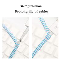 Cable Protector Charging Data Line Earphone Cord Winder Charger Cable Organizer Bites Wrap Anti-bite Line Cord Wire Soft Cover Cable Management