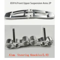 อลูมิเนียมด้านหน้า Upper Suspension Arms 2P พวงมาลัย Knuckles (Lr) สำหรับ VRX Racing RH802 RH812 VRX-2 Fit Vrx 85916 85925