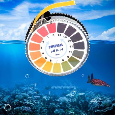 Universal PH Test Strips Water Quality Test Multifunctional Balance Test Strips with Dispenser Accurate Range 0-14 for Fish Tank Inspection Tools