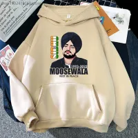 Pakaian Bertudung Rusa Sidhu Wala 1993-2022 Kaus Produser Musik India Cetak Streetwear Pria/Wanita Lengan Panjang Pullover Pakaian Y2K Size Xxs-4Xl