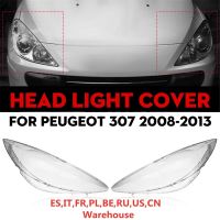 Car Right Front Headlight Lens Cover Replacement Lampshade for 307 2008-2013