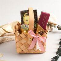 [COD] Wood Chip Weaving Basket One-year-old Hundred Day Banquet Accompanied by Hand