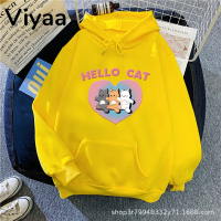 Viyaa เสื้อฮู้ด เสื้อแขนยาวอบอุ่น หลวมและสบาย วินเทจ ทันสมัย สบาย ทันสมัย WWY230008Z 41Z231009