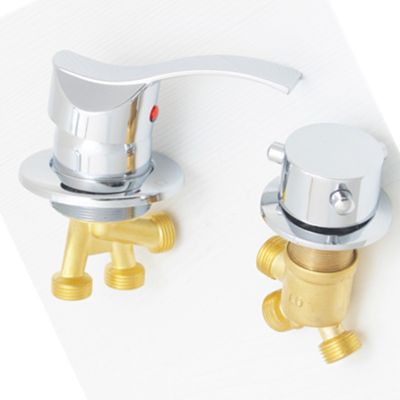 💥READY STOCK💥❇☁ Hot and cold water faucet accessories on the side of the jacuzzi bathtub split-type mixed water switch shower conversion diverter valve