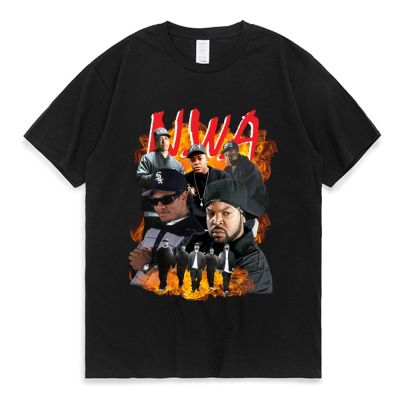 N.W.A NWA Hip Hop Music Group T-Shirt Tops Adults Cotton T Shirts XS-XXL Streetwear Oversized Short Sleeve Tee Shirt Men XS-4XL-5XL-6XL