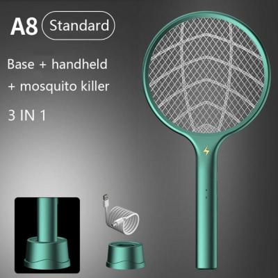 4 IN 1 6 LED Trap Mosquito Killer Lamp 3000V Electric Bug Zapper USB Rechargeable Summer Fly Swatter Trap Flies Insect Killer