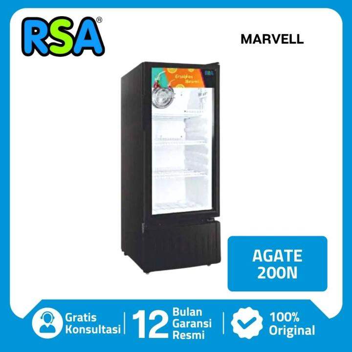 RSA AGATE 200 N SHOWCASE DISPLAY COOLER GARANSI RESMI | Lazada Indonesia