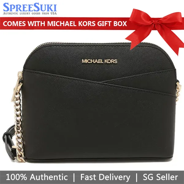Michael Kors Crossbody Bag In Gift Box 100% Authentic Jet Set Large  Crossbody Many Colors Black Brown Vanilla Acorn | Lazada Singapore
