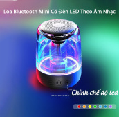 Loa Bluetooth L30, Loa Bluetooth Mini Có Đèn LED Theo Âm Nhạc