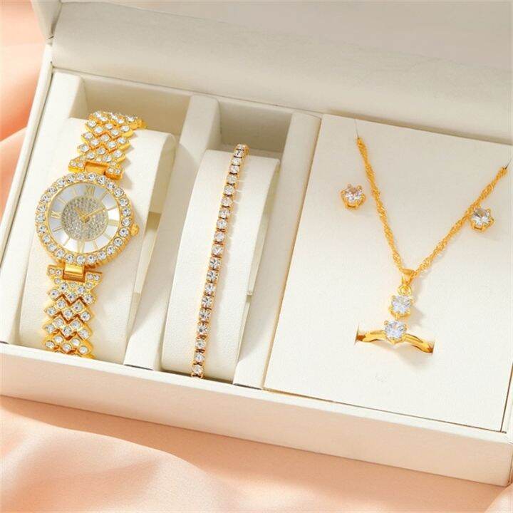 【2023】 6PCS/set Ladies Watch set Fashion Watch Fashion Accessories