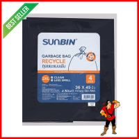 ถุงขยะหนา SUNBIN 36X45 นิ้ว 4 ใบ สีดำTHICK GARBAGE BAGS SUNBIN 36X45IN BLACK 4PCS **ทักแชทได้ค่ะ ยินดีบริการ**