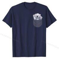 T-Shirt - Cute Polar  Waving from Pocket Cotton Tops Shirts Summer High Quality Geek T Shirts