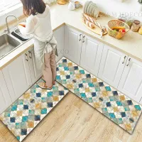 4 Colors Moroccan Floor Mat,Kitchen Mats, Non-slip Mat &amp; Kitchen Rug,Perfect for Entry Way Kitchens and Bathroom