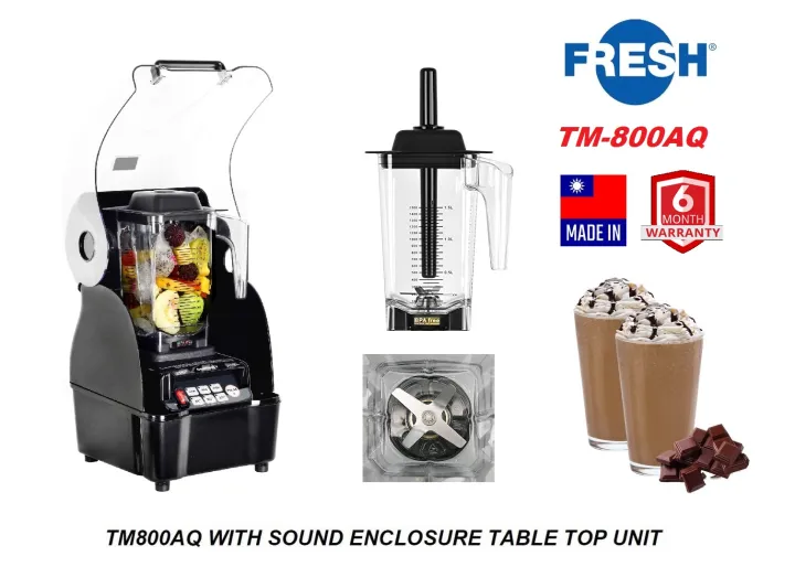 Fresh TM800AQ 3.0Hp 1.5L H/Duty Commercial Blender c/w Sound Proof