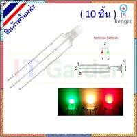 LED 2 Color Red-Green 3mm หมอก แคโทด (10 ชิ้น) สินค้ามีจำนวนจำกัด