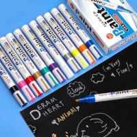 Marker DIY Art Drawing Pen Tool Signature Tire Paint Oily Marker Pen 1pcs Highlighters Markers