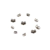 100Pcs/Lot 5 6 8mm Stainless Steel Earring Back Stopper Diy Accessories Earrings Stud Pin Caps Ear Plugging For Jewelry Making