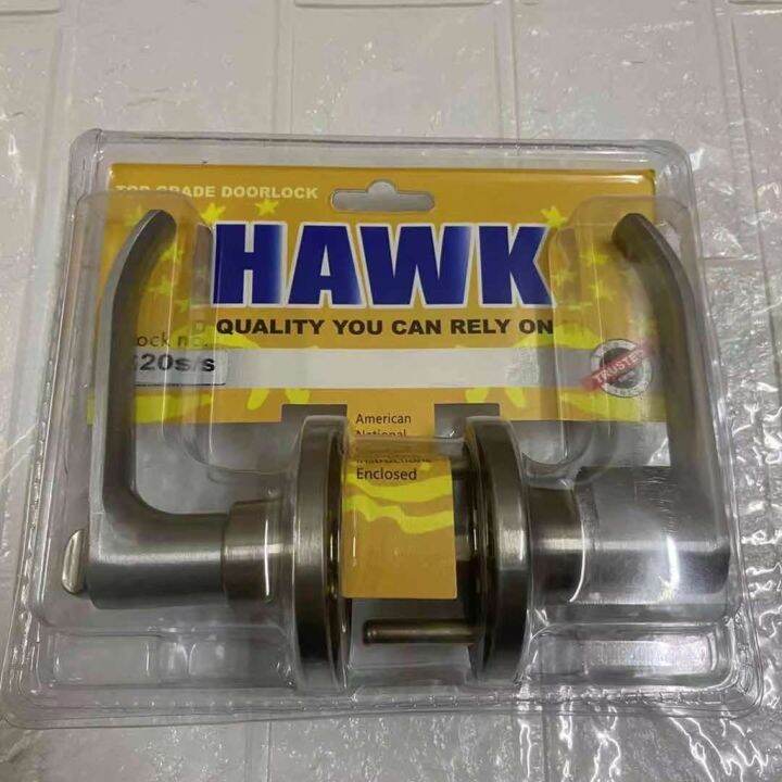 The new 2022 HAWK Doorknob Lever Type Stainless Steel Lockset Door Knob
