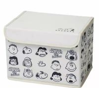 ตุลาคม2023 "บันทึกพิเศษ" Snoopy Desktop Storage Box ตะกร้าเก็บของผ้าเครื่องสำอาง