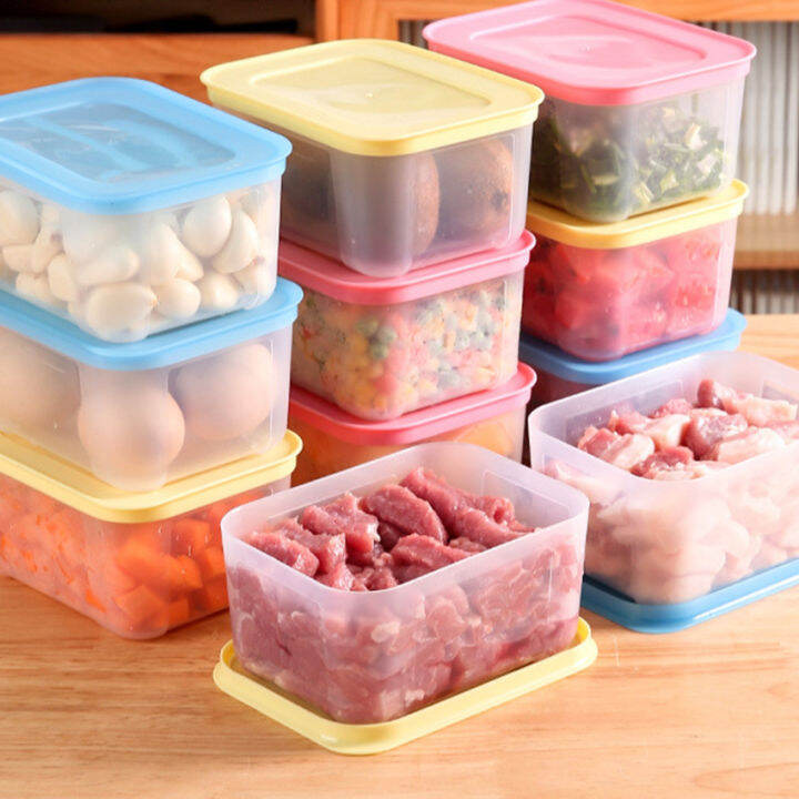 【Ready Stock】Square Refrigerator Freshkeeping Storage Box Food Grade
