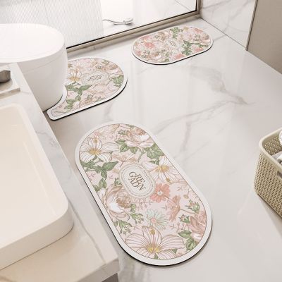 [COD] Cross-border study wash toilet home bedroom entrance three-piece door non-slip bathroom absorbent carpet