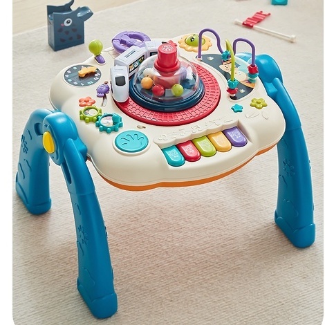 Bàn nhạc đa năng, bàn đồ chơi nhạc kèm chơi lego 2in 1 giúp bé thông minh - ảnh sản phẩm 1