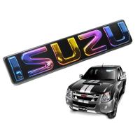 Logo Isuzu ติดกระจังหน้า D - Max 2007 - 2011 สีไทเท อโนไดร์ฟ