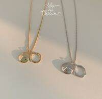 She with Cheewa | silver925 | double circle necklace สร้อยคอเงินแท้ มินิมอล ห้อยจี้ 2 ชั้น สามารถจัดให้ซ้อนกัน หรือแยกกันก็ได้น้า น่ารักทั้ง 2 แบบ