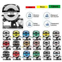 1Pcs SS12KW Label Replace for Epson ST12KW SC12RW SC12YW SC12BW SS9KW SS6KW 6/9/12mm Label Tape for Epson LW-400 300 Label Maker